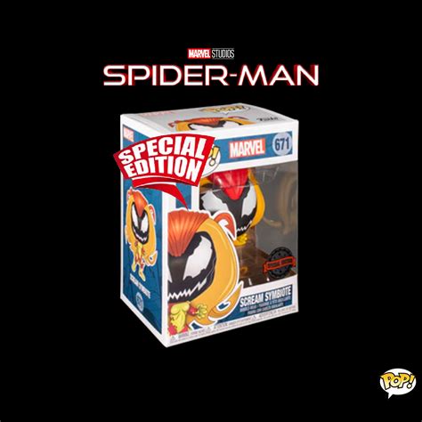 Funko Pop Spider Man Scream Symbiote Designjm