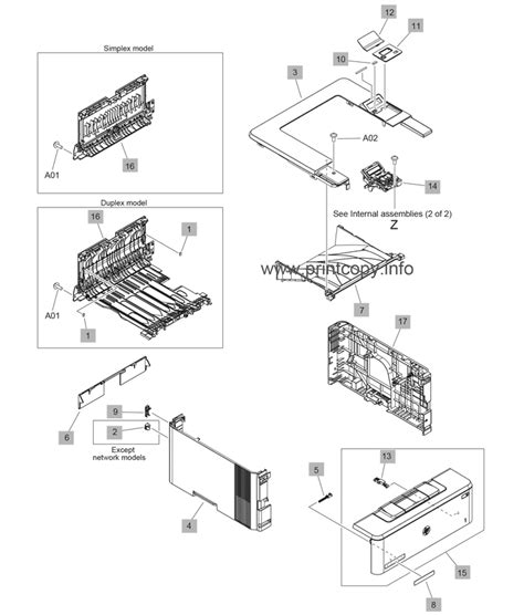 Service hp laserjet 1536dnf (found: Parts Catalog > HP > LaserJet M426fdn Pro MFP > page 2