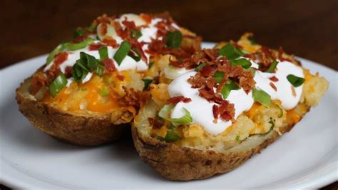 Twice Baked Loaded Potatoes Totallychefs