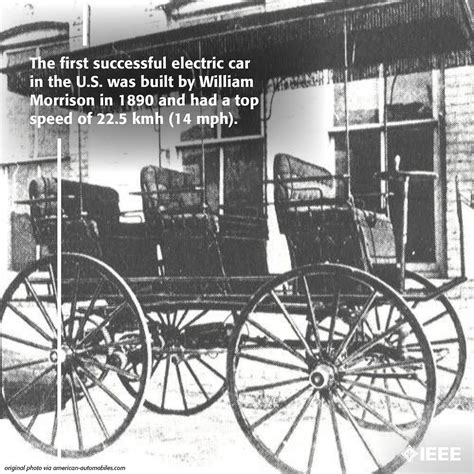Did You Know The First Successful Electric Car In The Us Was Built By
