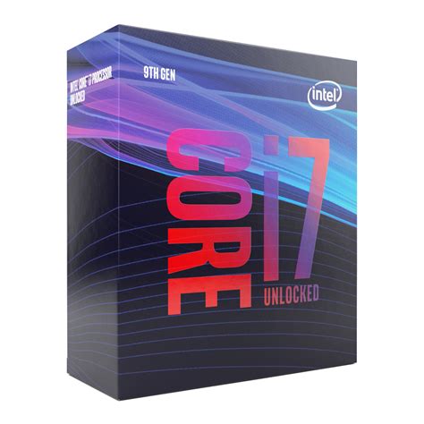 Intel Core I7 9700k Unlocked 9th Gen Desktop Processorcpu Retail