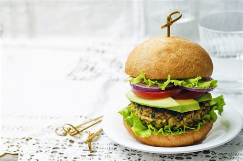 Spicy Vegan Curry Burgers With Millet Chickpeas And Herbs The