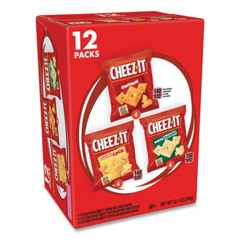 Cheez It Baked Snack Crackers Variety Pack Assorted Flavors 8 075