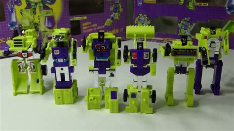 Transformers Vintage G1 Constructicon Devastator Six Figure Collection