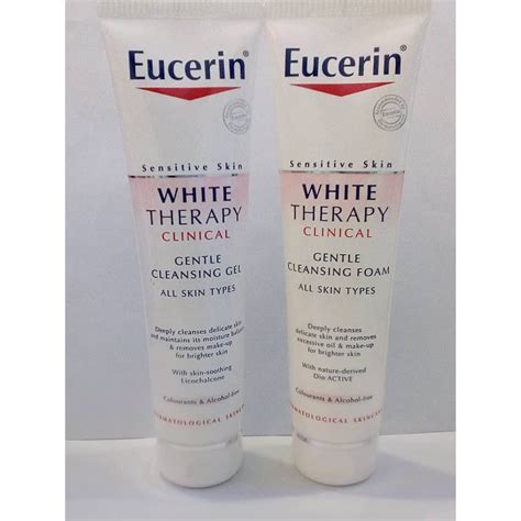 Kem dưỡng trắng da eucerin white therapy whitening body lotion spf7 review | hoa chrissy chào các bạn, để kem dưỡng. EUCERIN WHITE THERAPY CLINICAL GENTLE CLEANSING FOAM/GEL ...