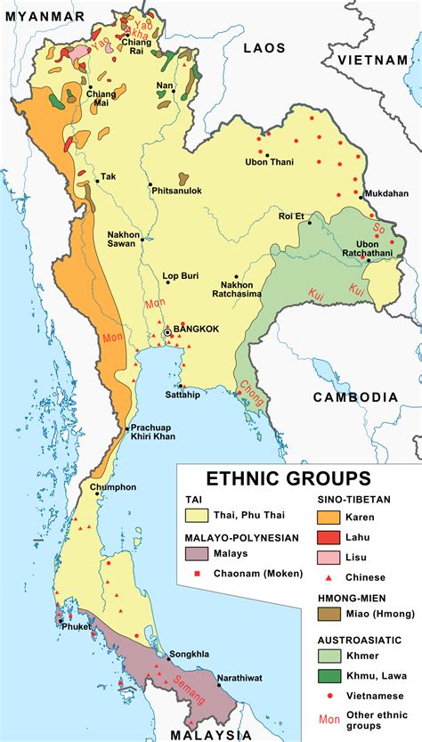 Filethailand Ethnic Mapsvg Wikimedia Commons