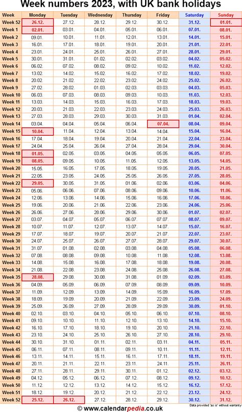 Calendar With Week Numbers 2023 Time And Date Calendar 2023 Canada