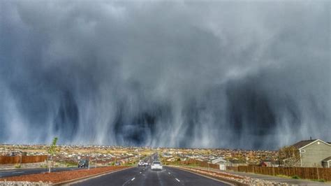 Mysterious Hail Streaks In Colorado Sky Video Strange Sounds