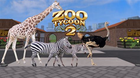 Zoo Tycoon 2 New Subscriber Zoo Episode 6 Zebra Giraffe And Ostrich