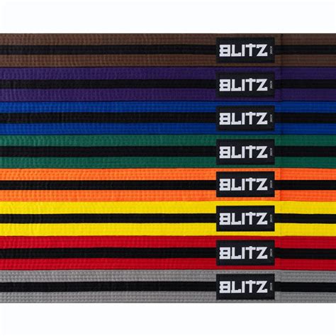 Blitz Colour Belt Black Stripe