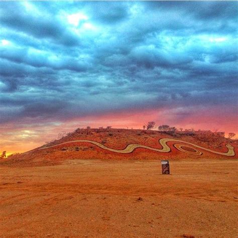 The Dreamtime Serpent In Betoota Looks Stunning Under This Stormy Sky