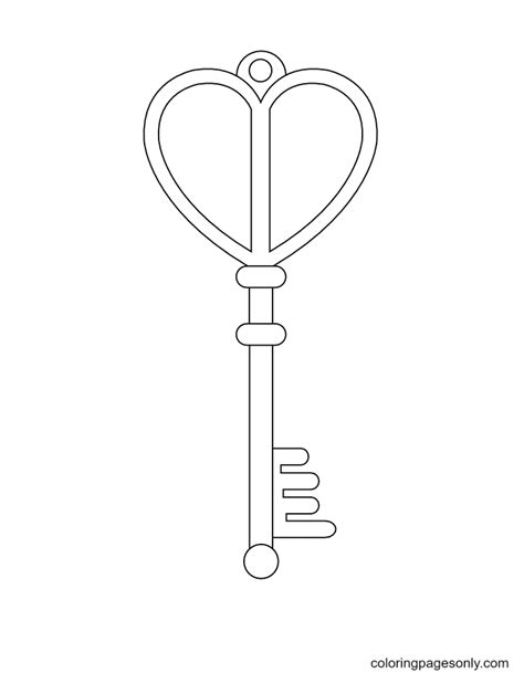 Keys Printables Coloring Pages Free Printable Coloring Pages