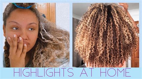 Now that your natural highlights are on point, here's how to protect 'em HIGHLIGHTING NATURALLY CURLY HAIR (AT HOME) - YouTube
