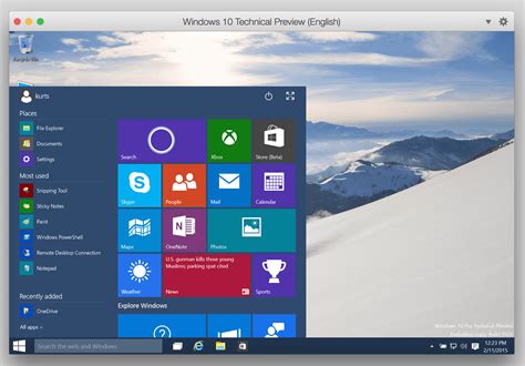Installing the Windows 10 Tech Preview in Parallels Desktop