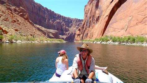 Colorado River Discovery Raft Trip Glen Canyon Dam Horseshoe Bend To