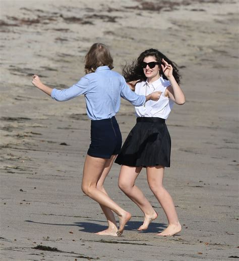 Taylor Swift And Lorde At A Beach In Malibu Hawtcelebs