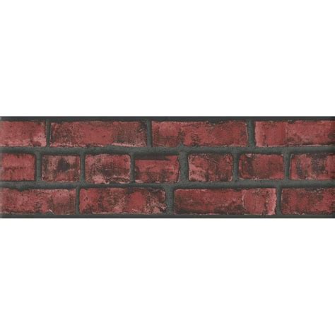 Red Brick Wallpaper Border Ps International