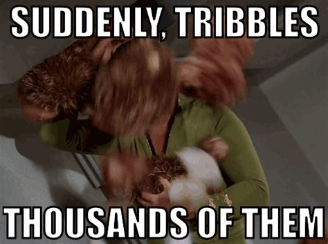 Troubling Tribbles Suddenly Bananas Thousands Of Them Know Your Meme