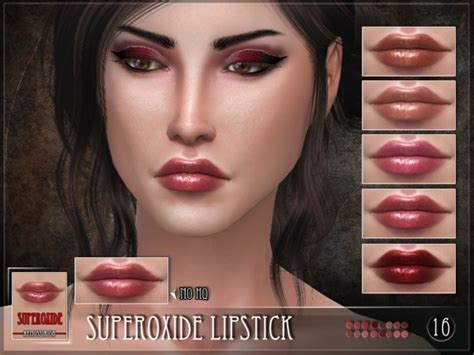 Superoxide Lipstick By Remussirion At Tsr Sims 4 Updates