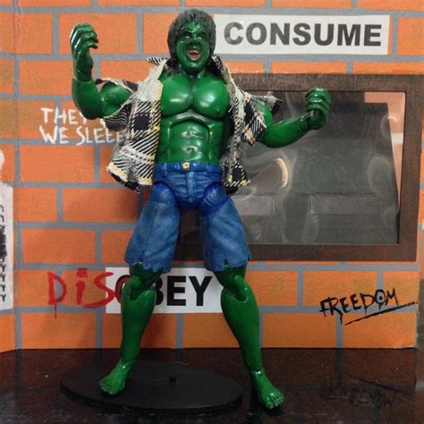 Classic Lou Ferrigno Hulk Action Figure Custom Etsy