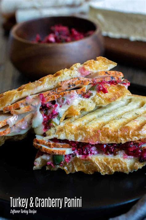 Turkey Panini With Brie And Cranberry Home Made Interest