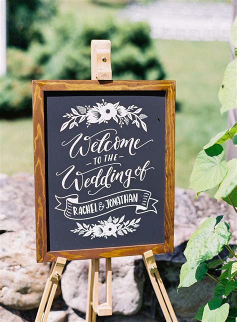 20 Chic Rustic Chalkboard Wedding Sign Ideas