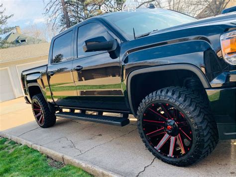 2015 Gmc Sierra 1500 With 22x10 18 Fuel Contra And 33125r22 Atturo
