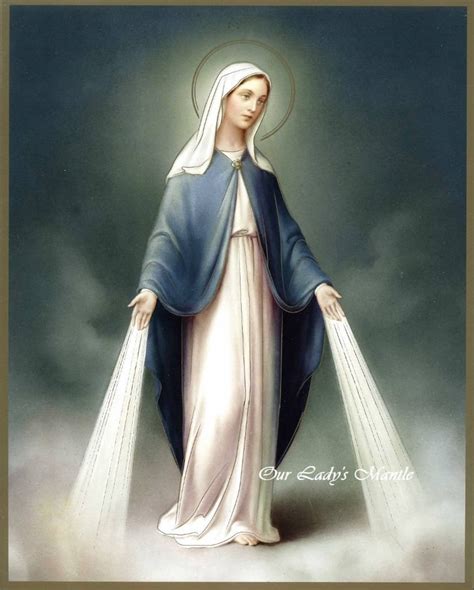 Our Lady Of Grace Virgin Mary 8 X10 Catholic Religious Art Print