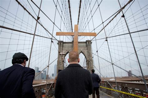 Good Friday Reenacted With Way Of The Cross On Brooklyn Bridge