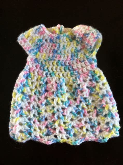 Not My Nanas Crochet Crochet Preemie Dress Free Pattern