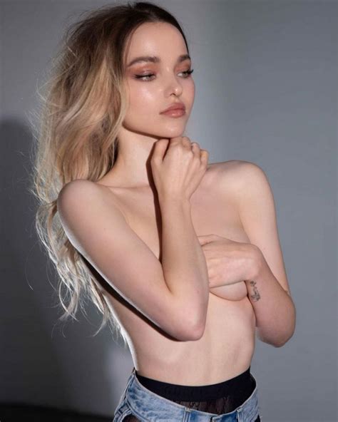 Dove Cameron Teases Her Tits In Covered Topless Outtakes My Xxx Hot Girl