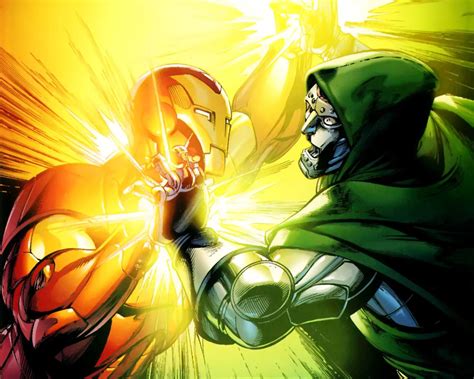 Iron Man Vs Dr Doom Zoom Comics Exceptional Comic Book Wallpapers