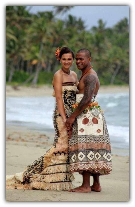 Fijian Polynesian Dress Island Fashion Polynesian Wedding