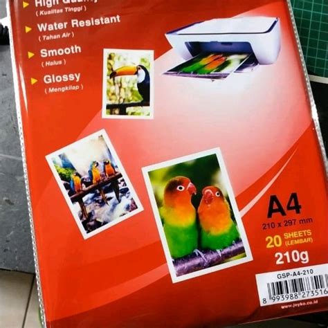 Jual Joyko Glossy Photo Paper A4 210gr Di Lapak Intishopcommcell