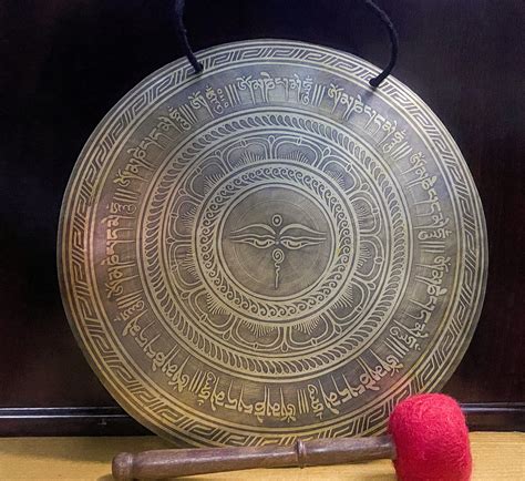 Description Diameter 13 Inches A Tibetan Gong Is Made From A Large