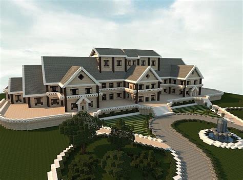 Luxury Mansion Minecraft House Design