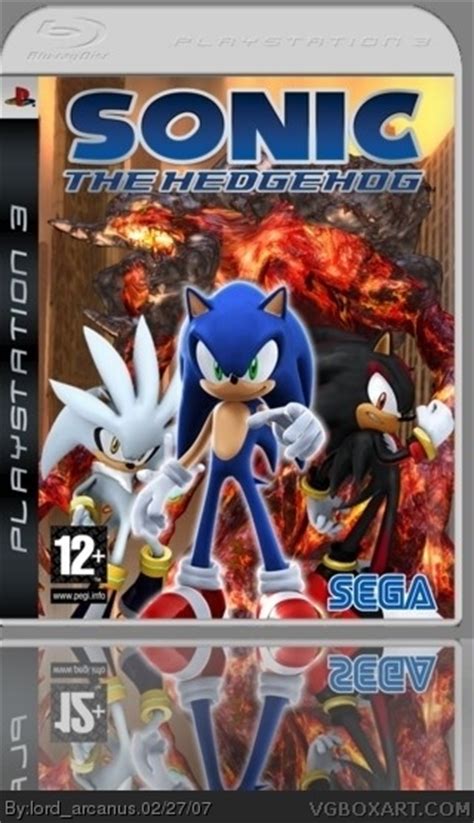 Sonic The Hedgehog Playstation 3 Box Art Cover By Lordarcanus