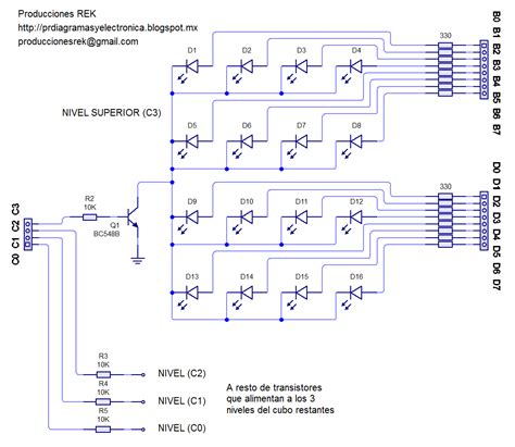 Producciones Rek Diagramas Y Electronica Pr 0418 Cubo Led 4x4x4 Con