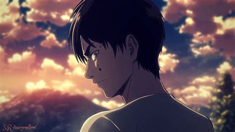 Eren Yeager Angry Crying Face Attack On Titan Anime Desktop