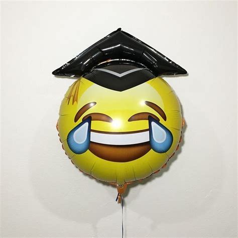 Emoji 25 Tears Of Joy Graduation Balloon Graduation Balloons Tears