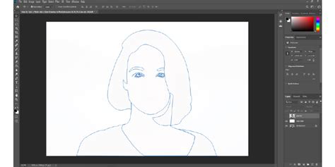 Photoshop How To Make Line Art Out Of A Picture Thornton Gedued