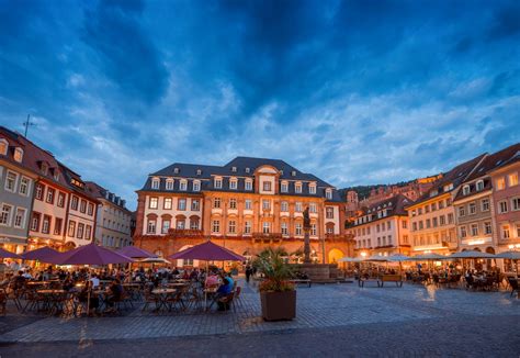 Heidelberg Town Hall And Marktplatz Square Tourismus Bwde