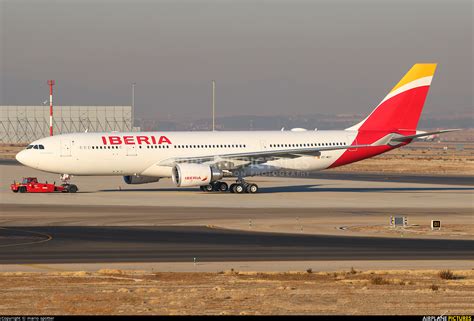 Ec Msy Iberia Airbus A330 200 At Madrid Barajas Photo Id 1003542