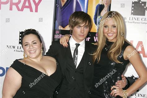 Nikki Blonsky Zac Efron Amanda Bynes Editorial Stock Photo Stock