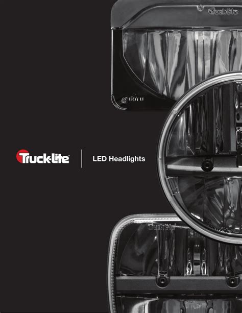 Led Headlights Brochuredd Truck Lite