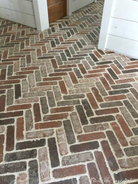 Herringbone Brick Paver Floor Brick Tiles Brick Tile Floor Brick
