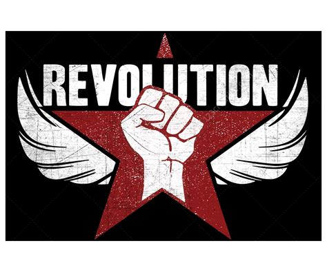 Revolution Logo templates - great for magazines, blogs, posters, bands. Logo design template