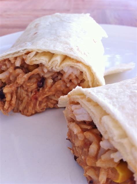 Mix well until chicken is coated with spices and oil add chicken to a pan and cook on each side until thoroughly cooked. The Art of Comfort Baking: Crock Pot Chicken Burritos