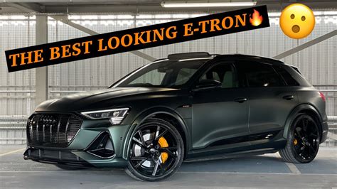 Audi E Tron Wrapped In Pwf Smaragd Green Youtube