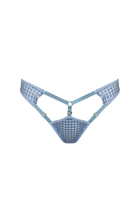 Arabella Detachable Blue Thong • Sexy Lingerie By Nevaeh Intimates